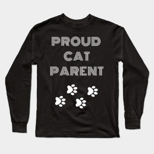 Proud Cat Parent Long Sleeve T-Shirt